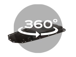 Dorman 265-850 Transmission Pan With Drain Plug - Replacement For Chrysler Dodge Jeep Ram Models