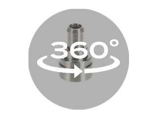 HVAC Heater Hose Connector | 800-409HP | Coolant Connector - Inlet ...