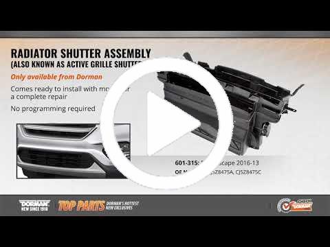 Radiator Shutter Assembly Upper Dorman 601-330 fits 17-19 Honda CR-V